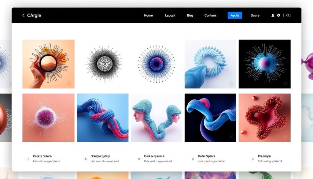 how to create AI art portfolio website