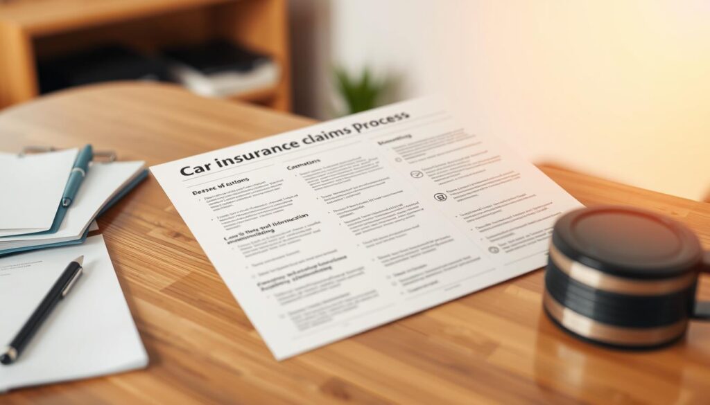 car insurance claims process guide