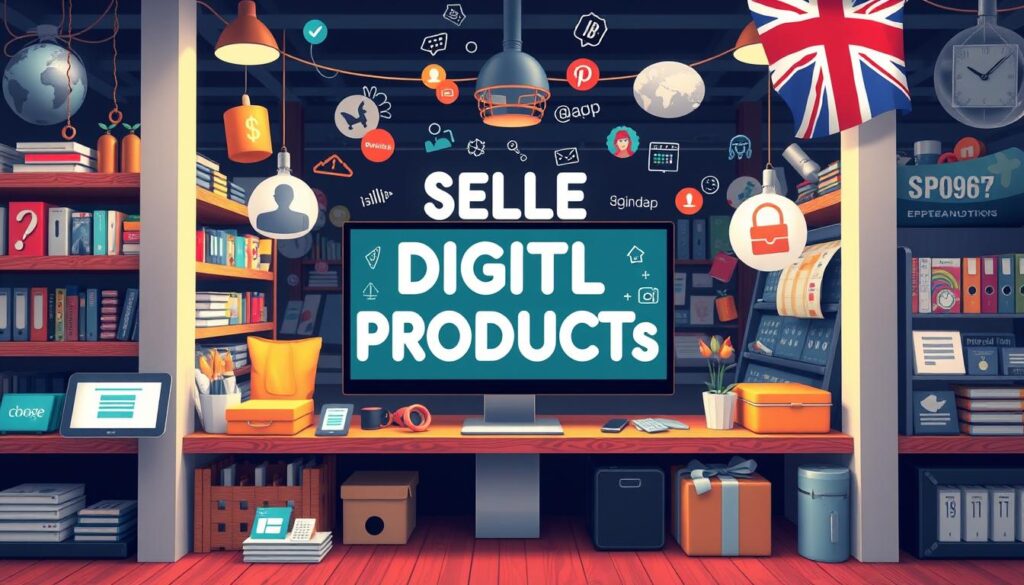 sell digital products online UK