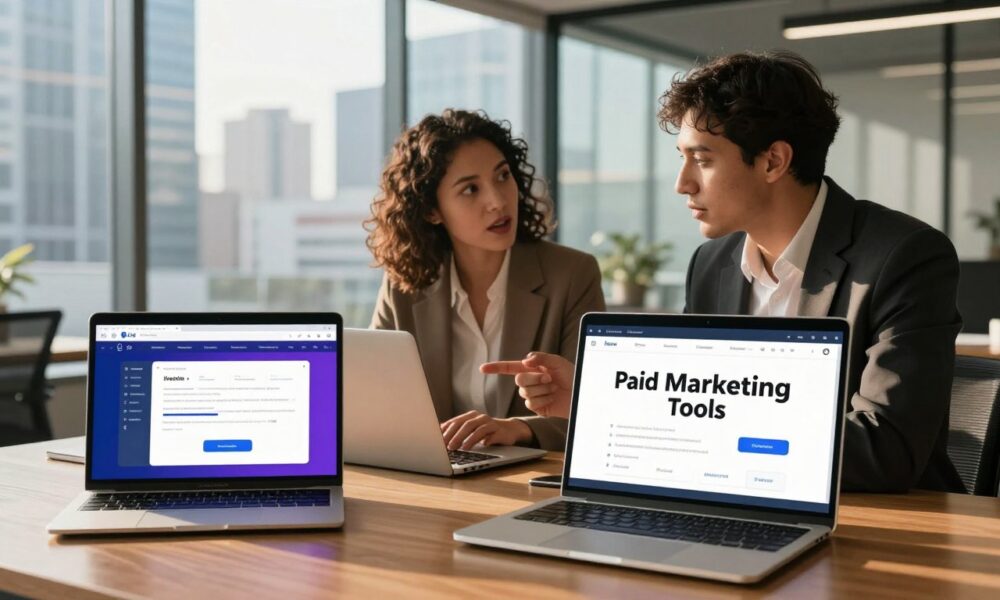 Free vs Paid AI Marketing Tools